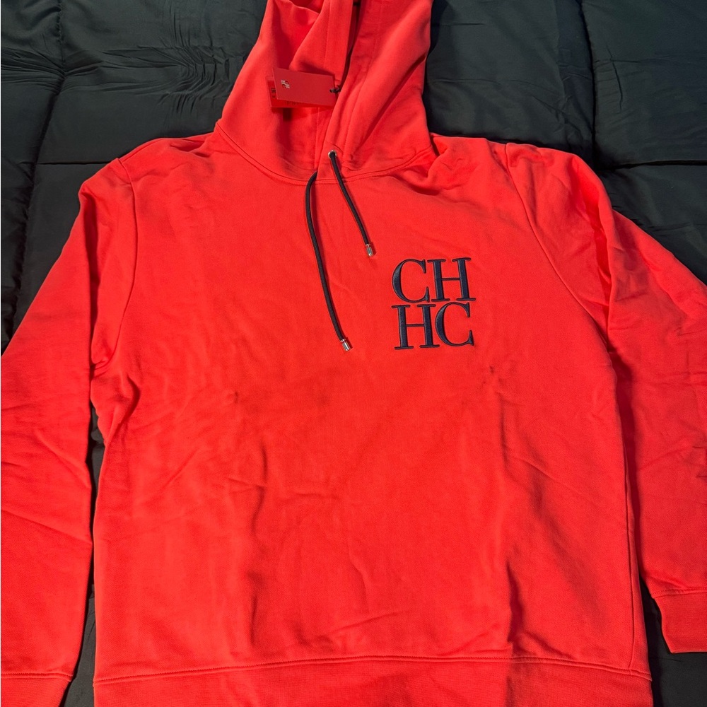 Men's Red Hoodie Sweater